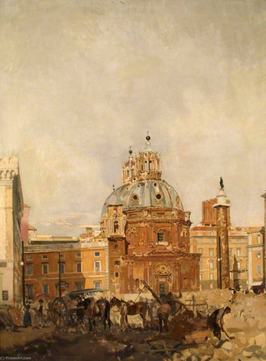 The Forum With Trajan’s Column, Rome — James Kerr Lawson
