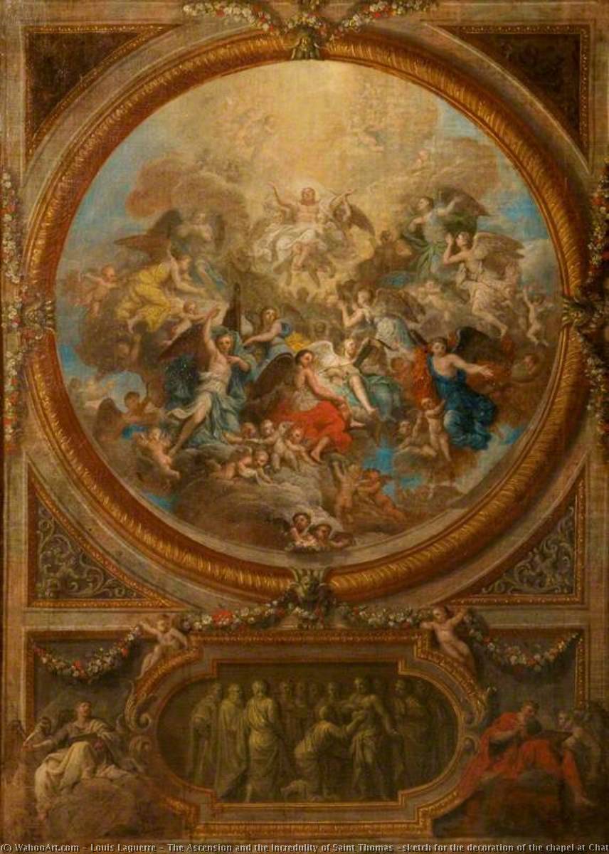 The Ascension And The Incredulity Of Saint Thomas (sketch For The Decoration Of The Chapel At Chatsworth) — Louis Laguerre