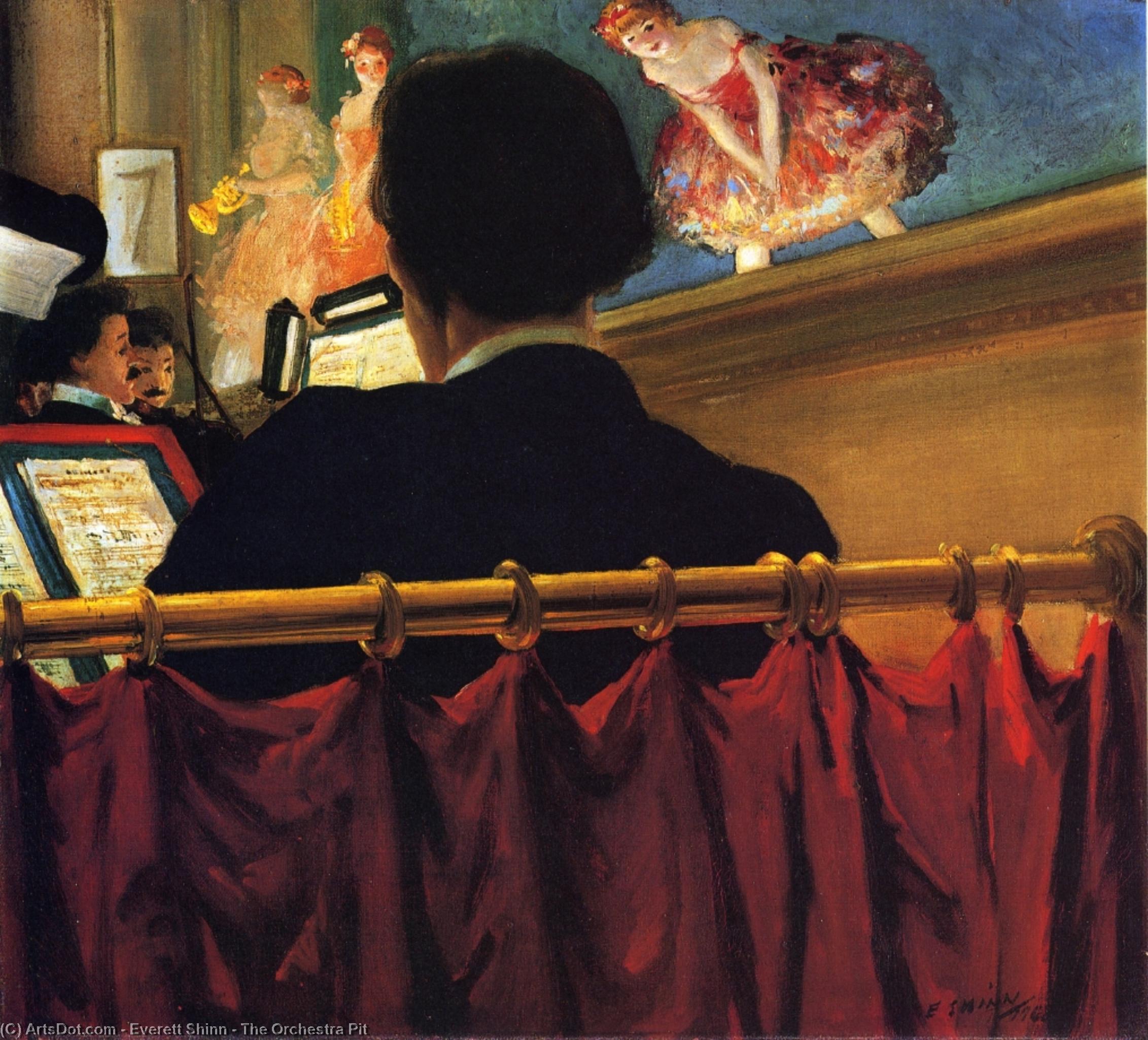 The Orchestra Pit — Everett Shinn