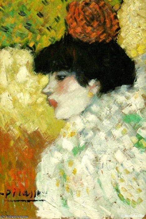 Fille De Profil — Pablo Picasso