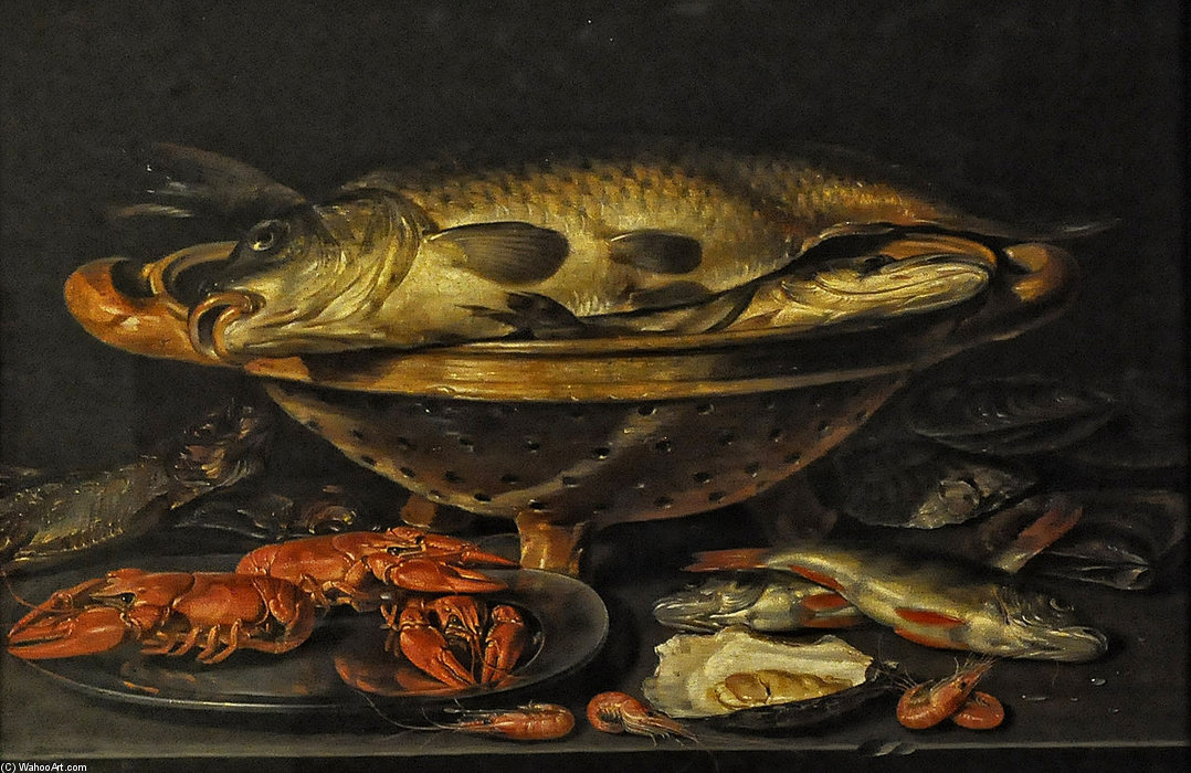 Stilleven Met Vis, Collectie Van Het Kmsk Antwerpen — Clara Peeters