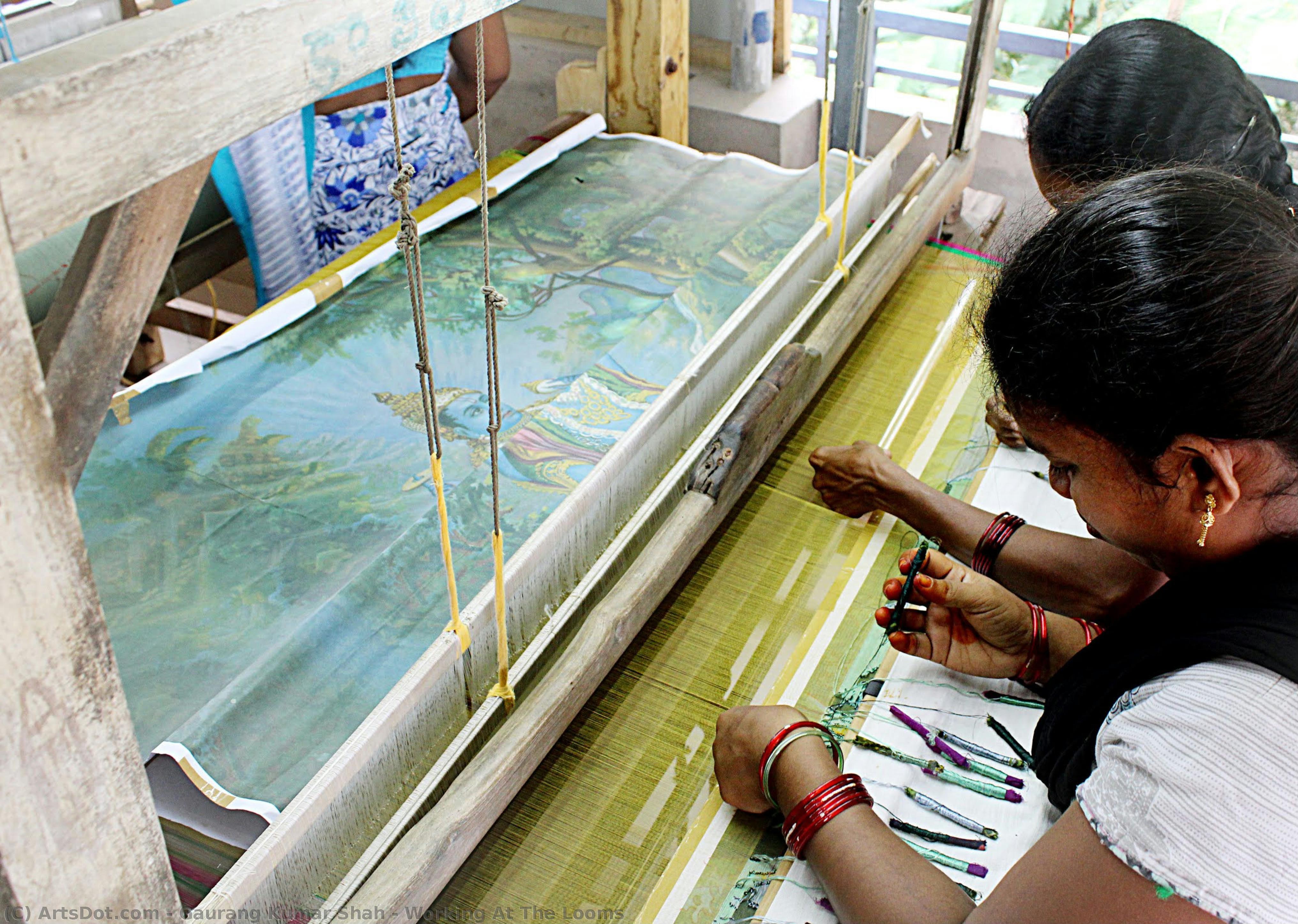 Working At The Looms — Гауранг Кумар Шах