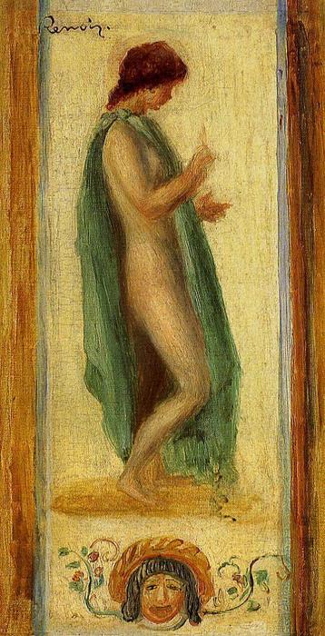 Studie Eines Frauenkopfes Für Oedipus — Pierre-auguste Renoir