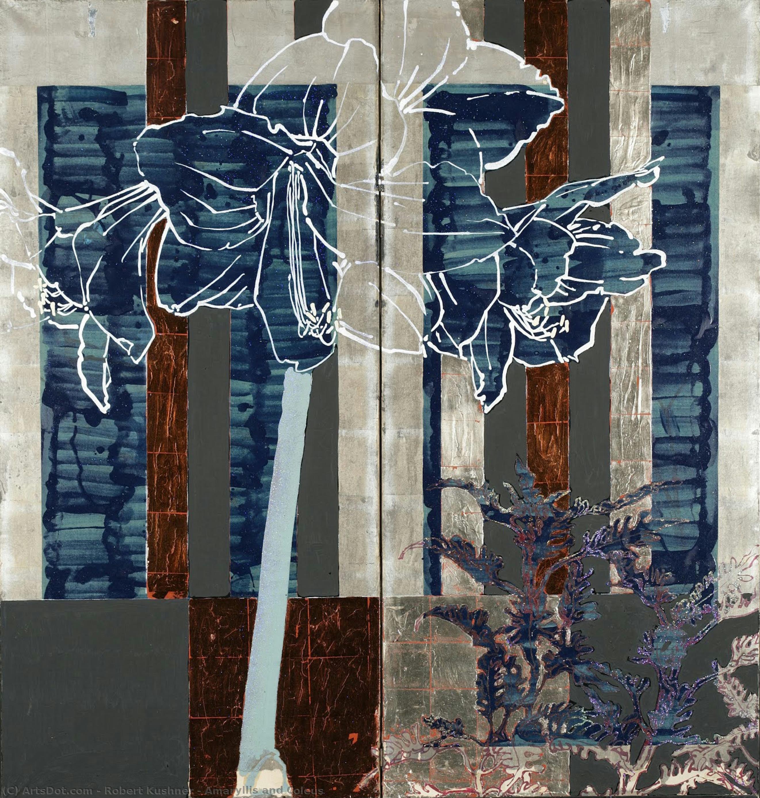 Amaryllis And Coleus — Robert Kushner