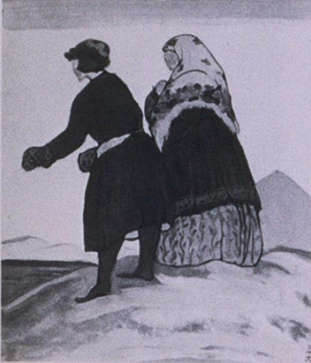 'sketch Of Costumes For ''snow Maiden''' — Nicholas Roerich