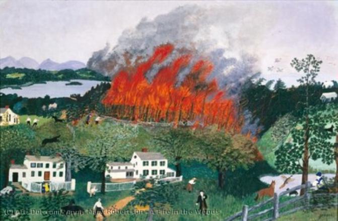 A Fire In The Woods — Anna Mary Robertson
