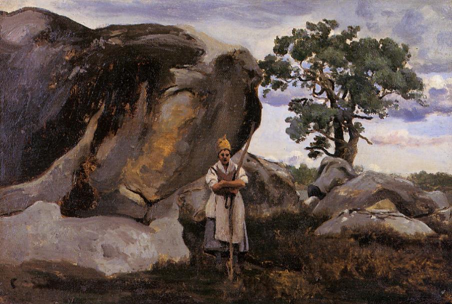The Forest Of Fontainebleau — Jean-baptiste-camille Corot