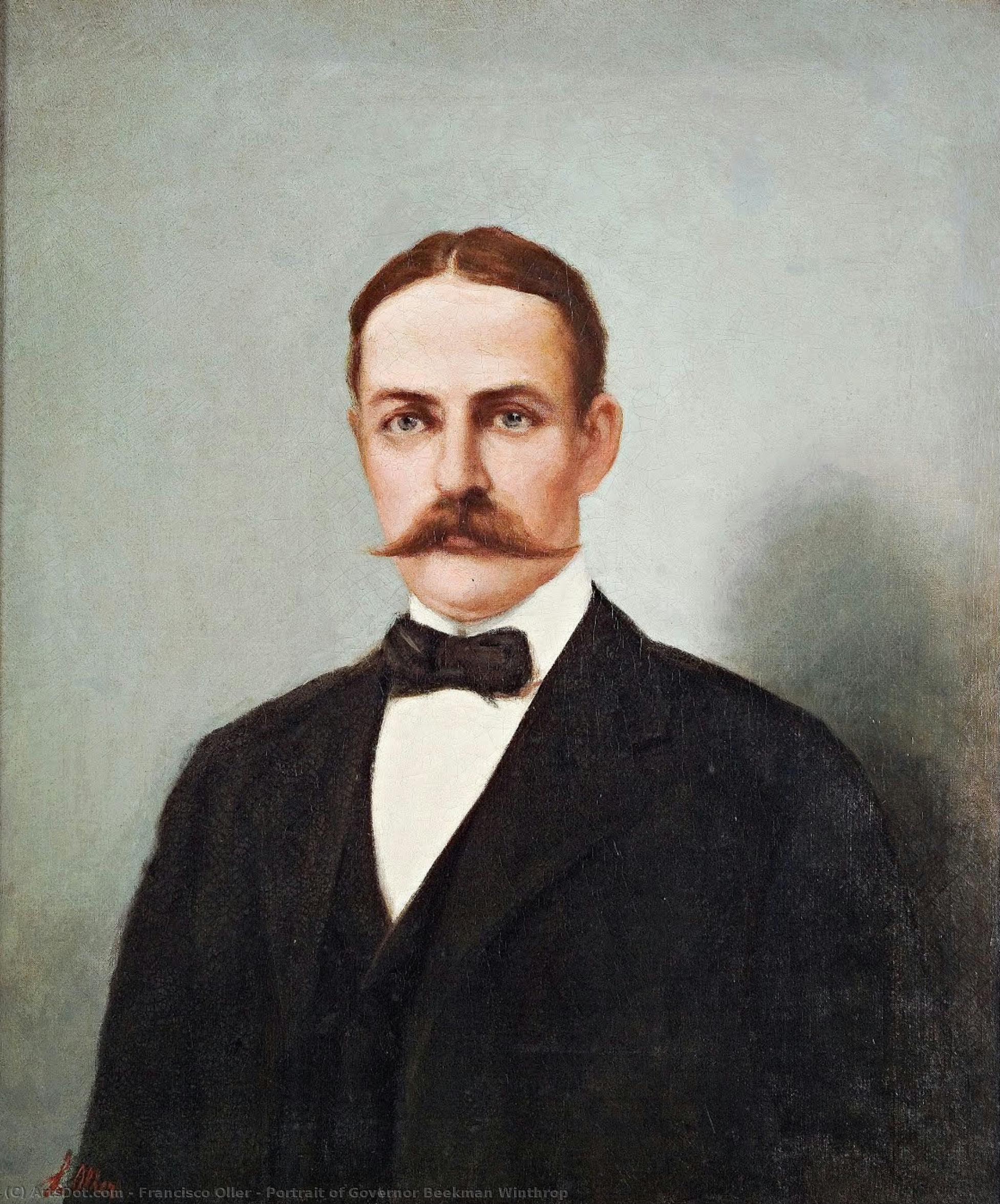 Portrait Of Governor Beekman Winthrop — Francisco Manuel Oller Cestero