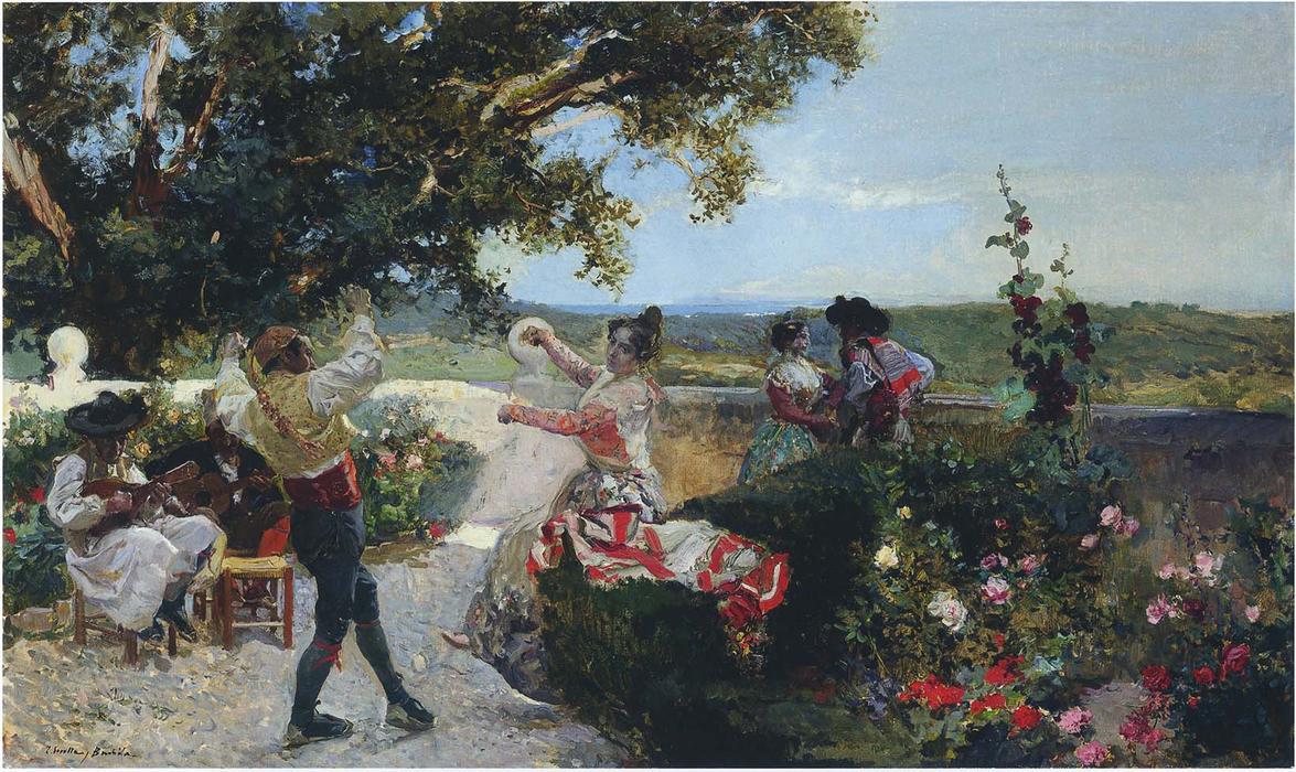 Valencian Dance In An Orange Grove — Joaquín Sorolla Y Bastida