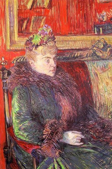 Portrait Of Madame De Gortzikolff — Henri De Toulouse-lautrec