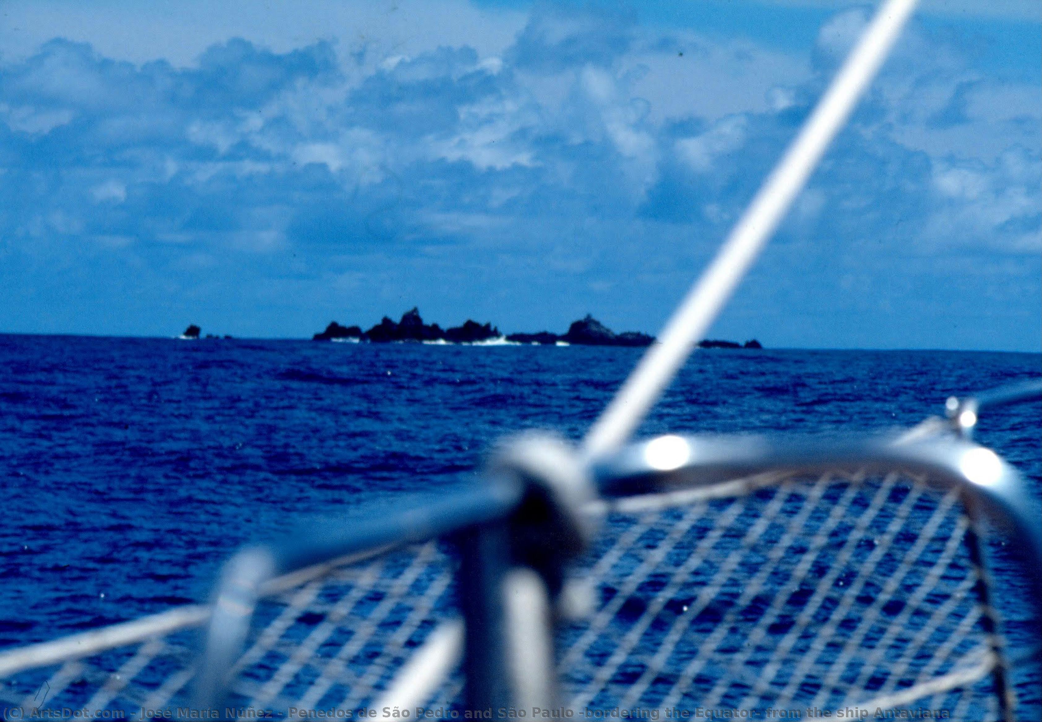 Penedos De São Pedro And São Paulo (bordering The Equator) From The Ship Antaviana — Žosé Marija Nuñez