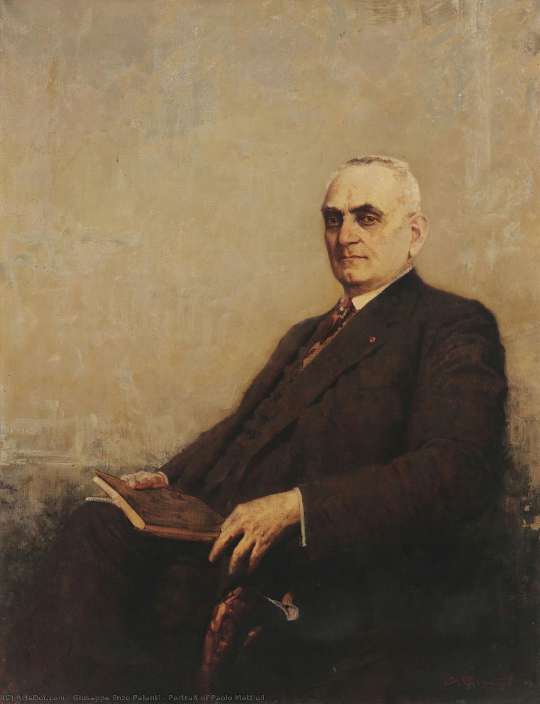 Portrait Of Paolo Mattioli — Giuseppe Enzo Palanti