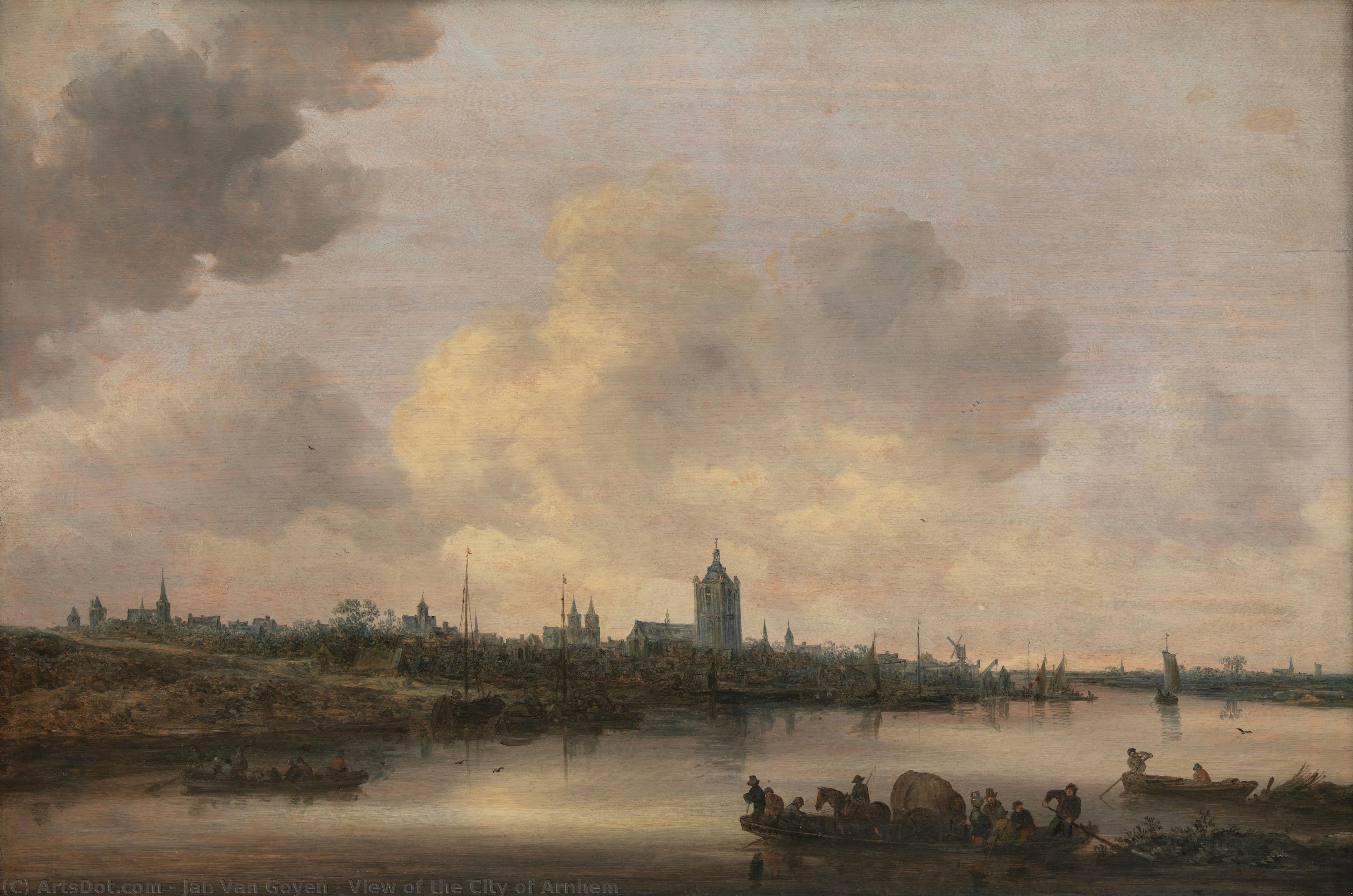 View Of The City Of Arnhem — Jan Jozefszoon Van Goyen