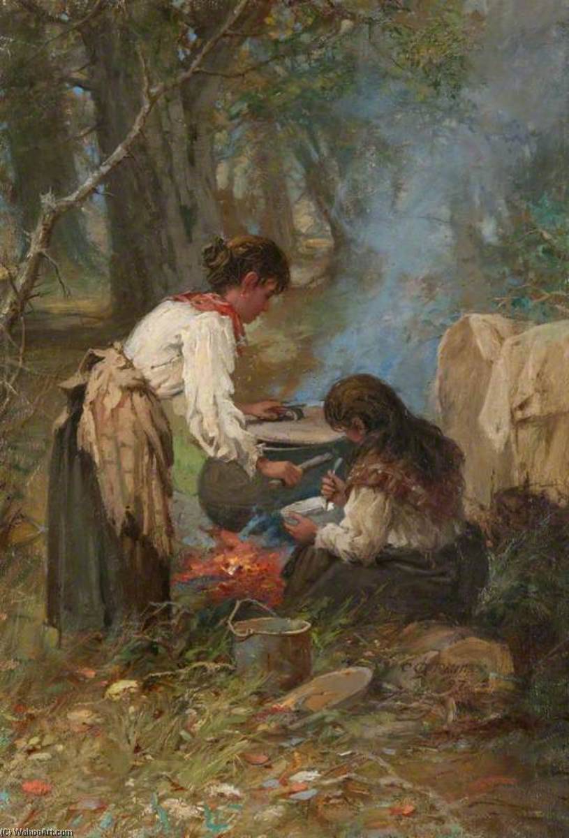 A Gipsy Cook — Charles Gustav Louis Phillips