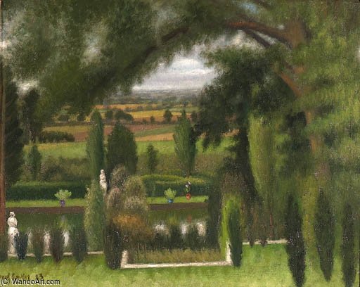 The Garden, Garsington Manor — Mark Gertler