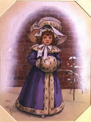 Girl With A Muff — Kate Greenaway