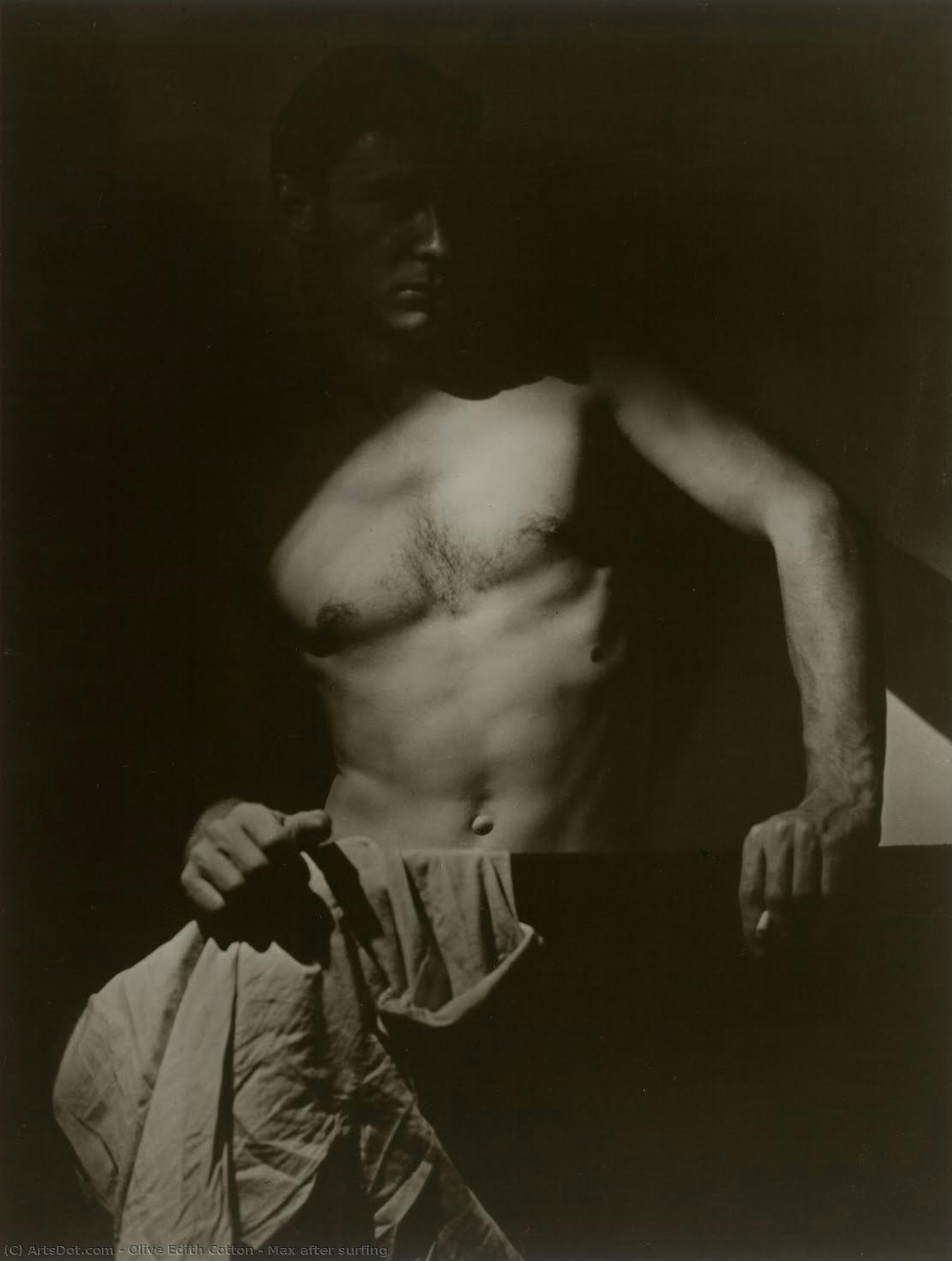 Max After Surfing — Olive Edith Cotton
