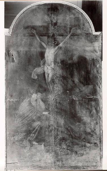 Christ En Croix Et Marie Magdeleine — Jacques Gamelin