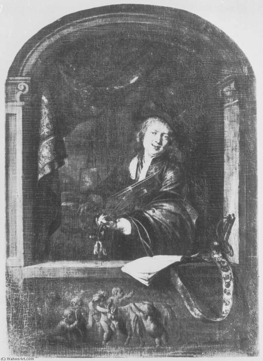 Der Geiger Am Fenster — Gerrit Dou