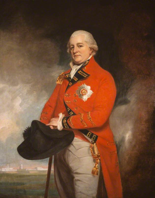 General Sir Archibald Campbell (1739–1791), Soldier — George Romney