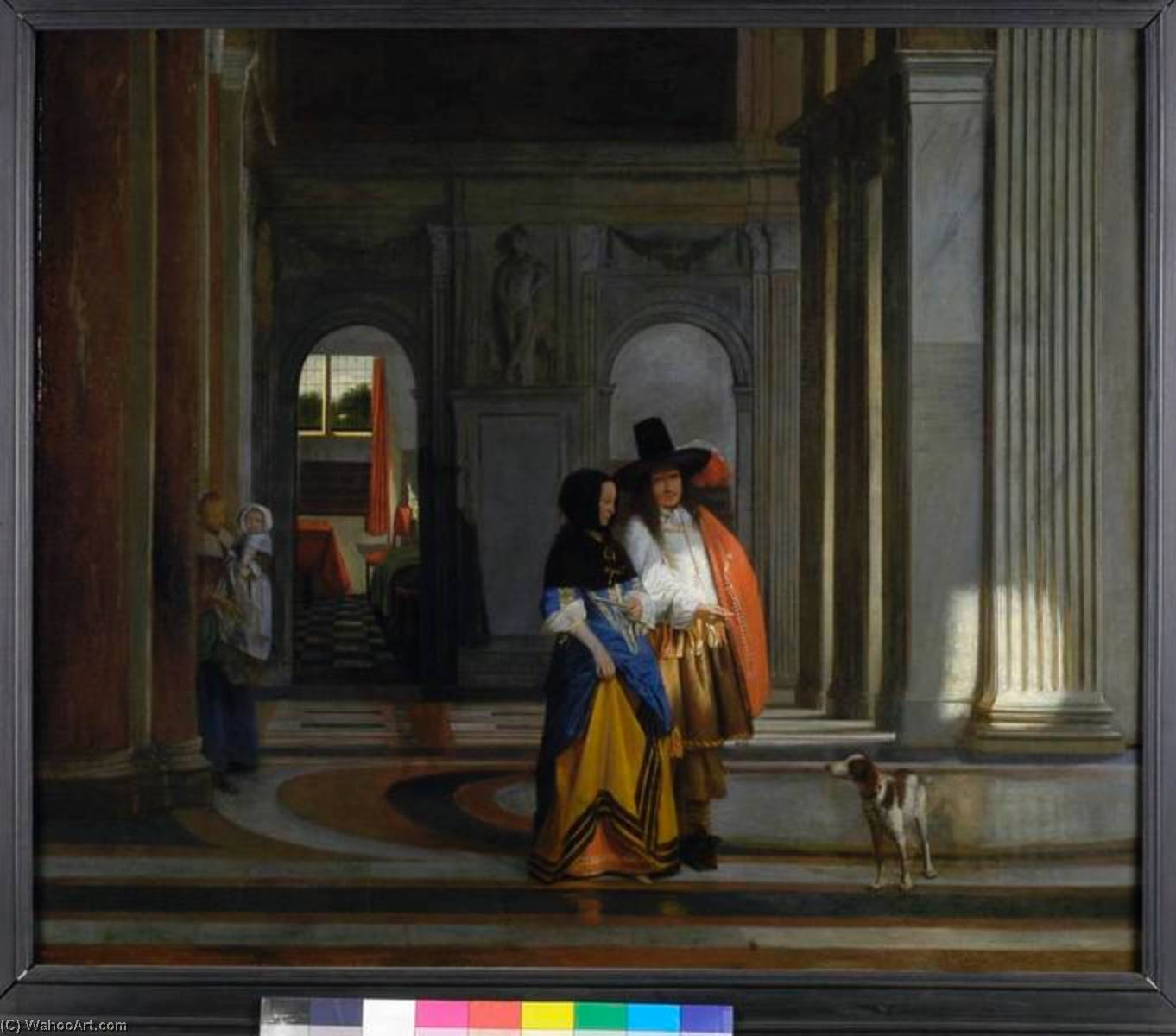 Le Départ Pour La Promenade — Pieter De Hooch
