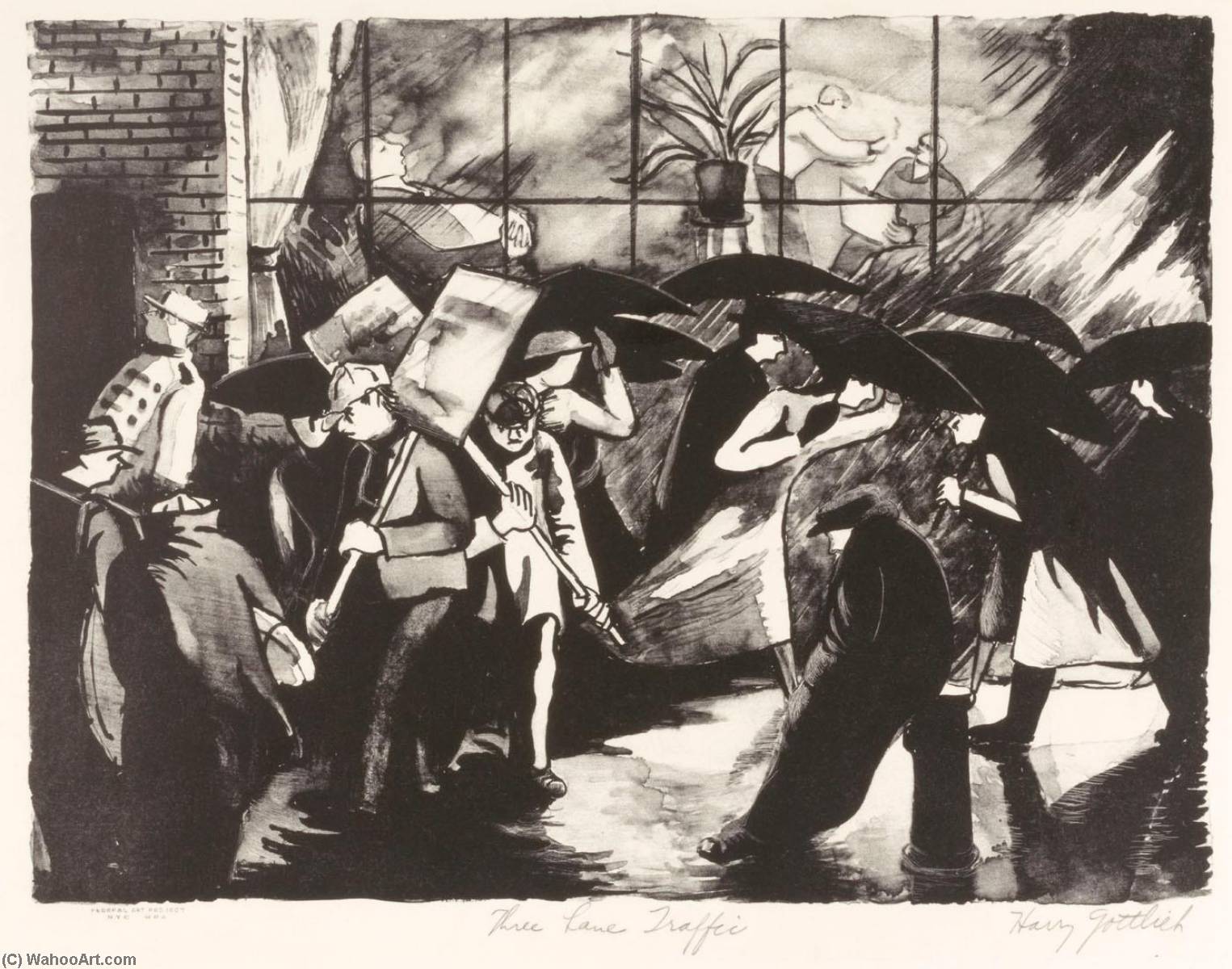 Three Lane Traffic — Harry Gottlieb