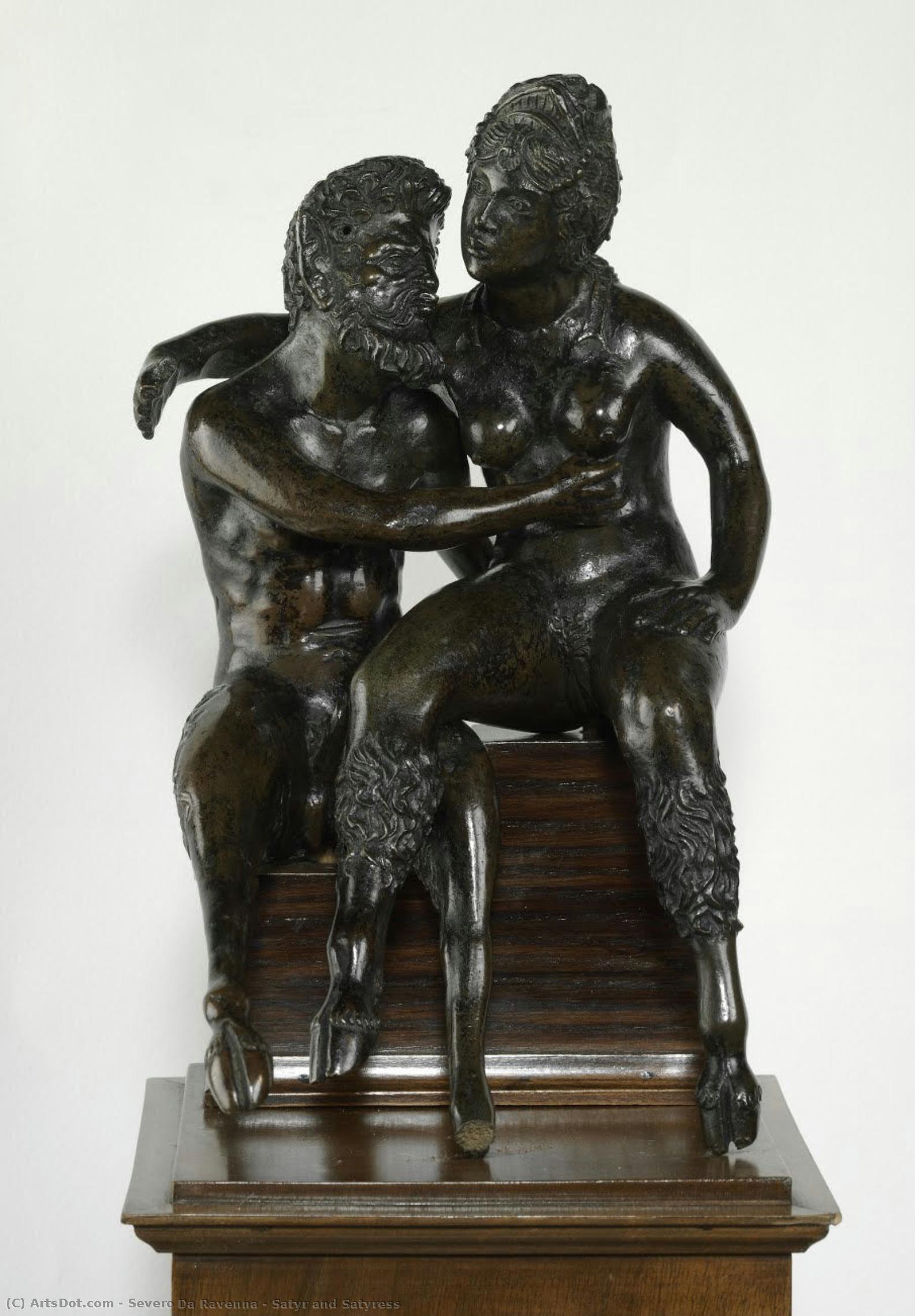 Satyr And Satyress — Severo Da Ravenna