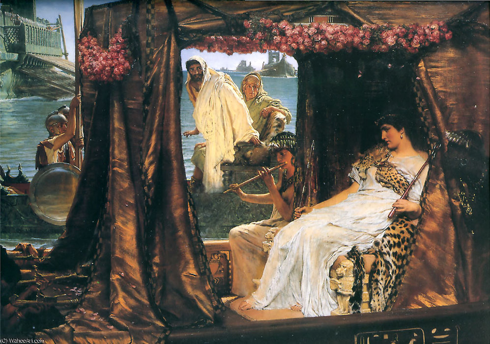 Antony And Cleopatra — Lourens Alma Tadema
