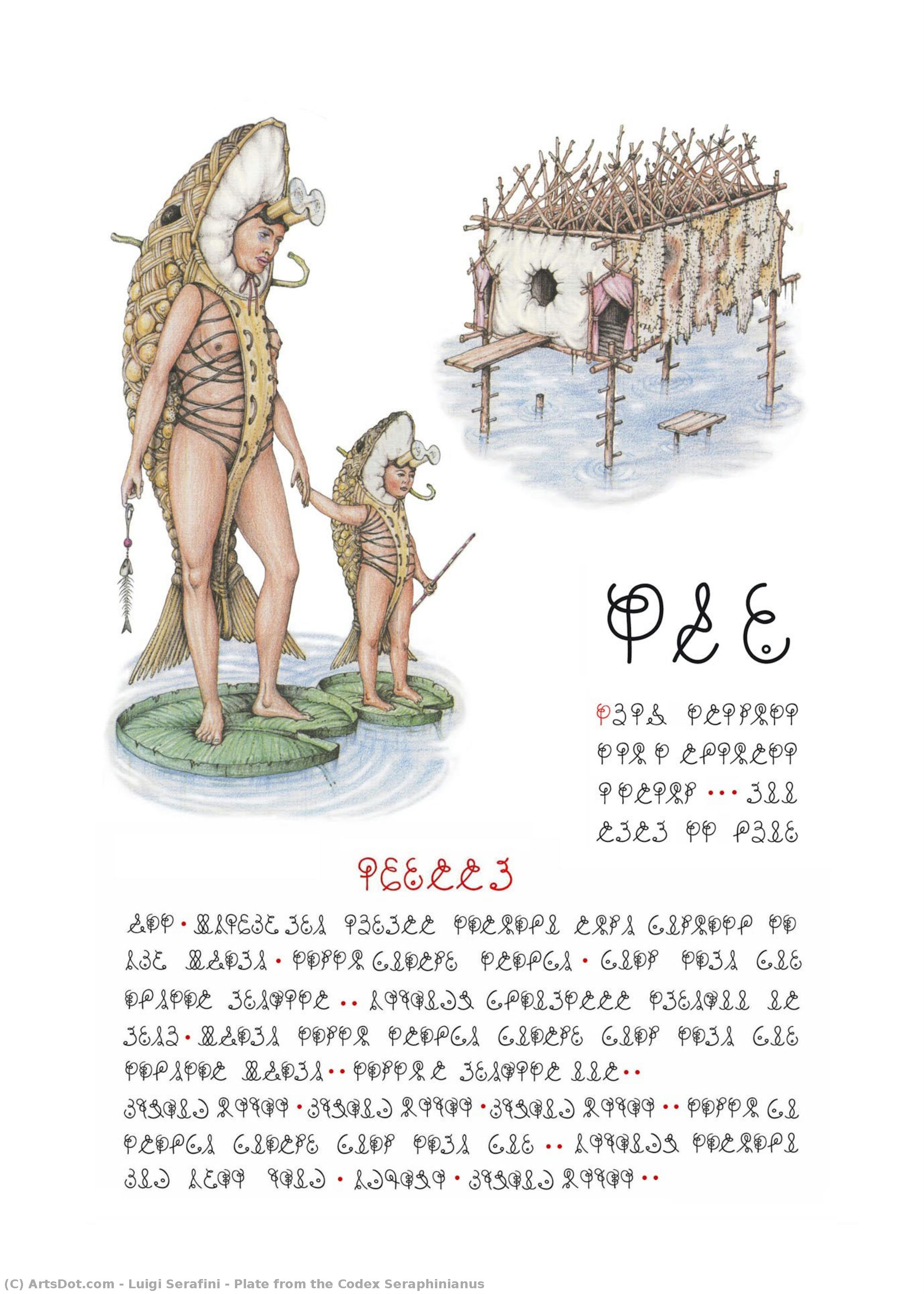 Plate From The Codex Seraphinianus — Luigi Serafini