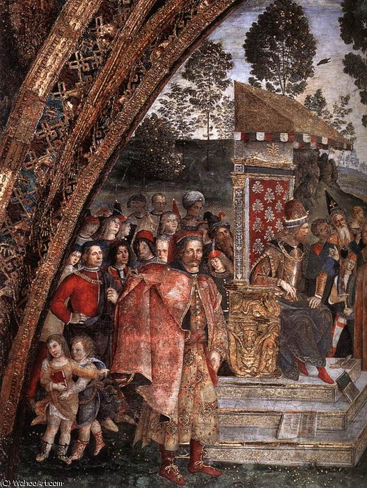Vatican - St Catherine's Disputation (detail) — Bernardino Di Betto (pintoricchio)
