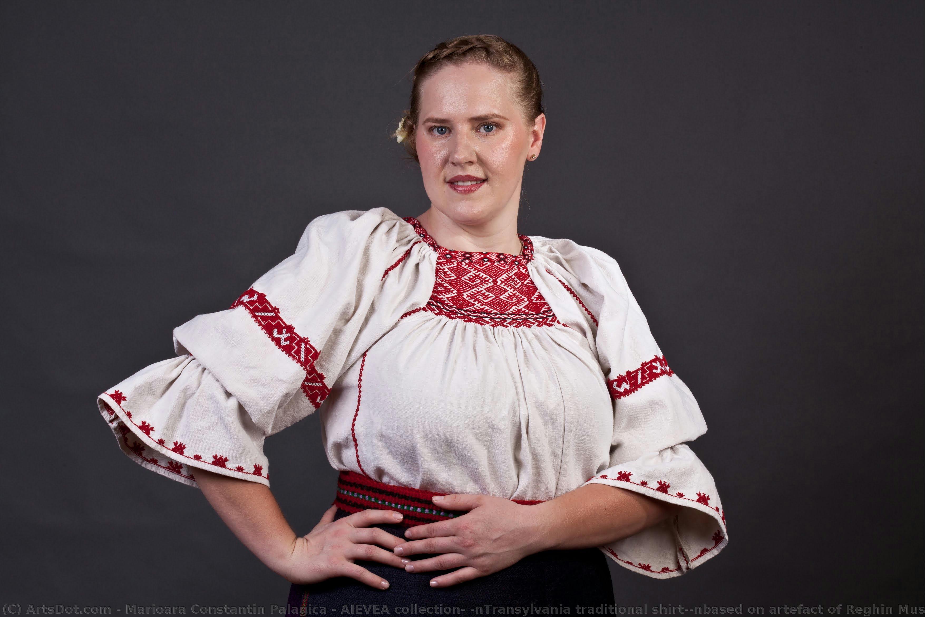 Aievea Collection; \ntransylvania Traditional Shirt;\nbased On Artefact Of Reghin Museum — Marioara Constantin Palagica