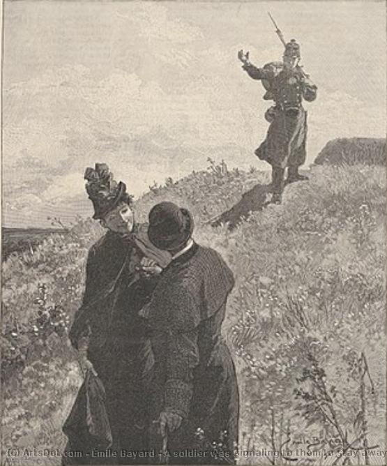 A Soldier Was Signaling To Them To Stay Away — Émile Bayard