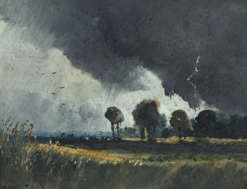Stormy Landscape — George Hornblower Simms