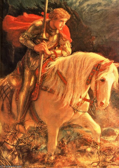 Sir Galahad — Arthur Hughes