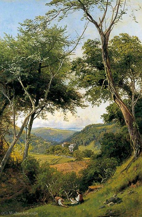 Rievaulx Abbey, From The South — Edward Henry Holder