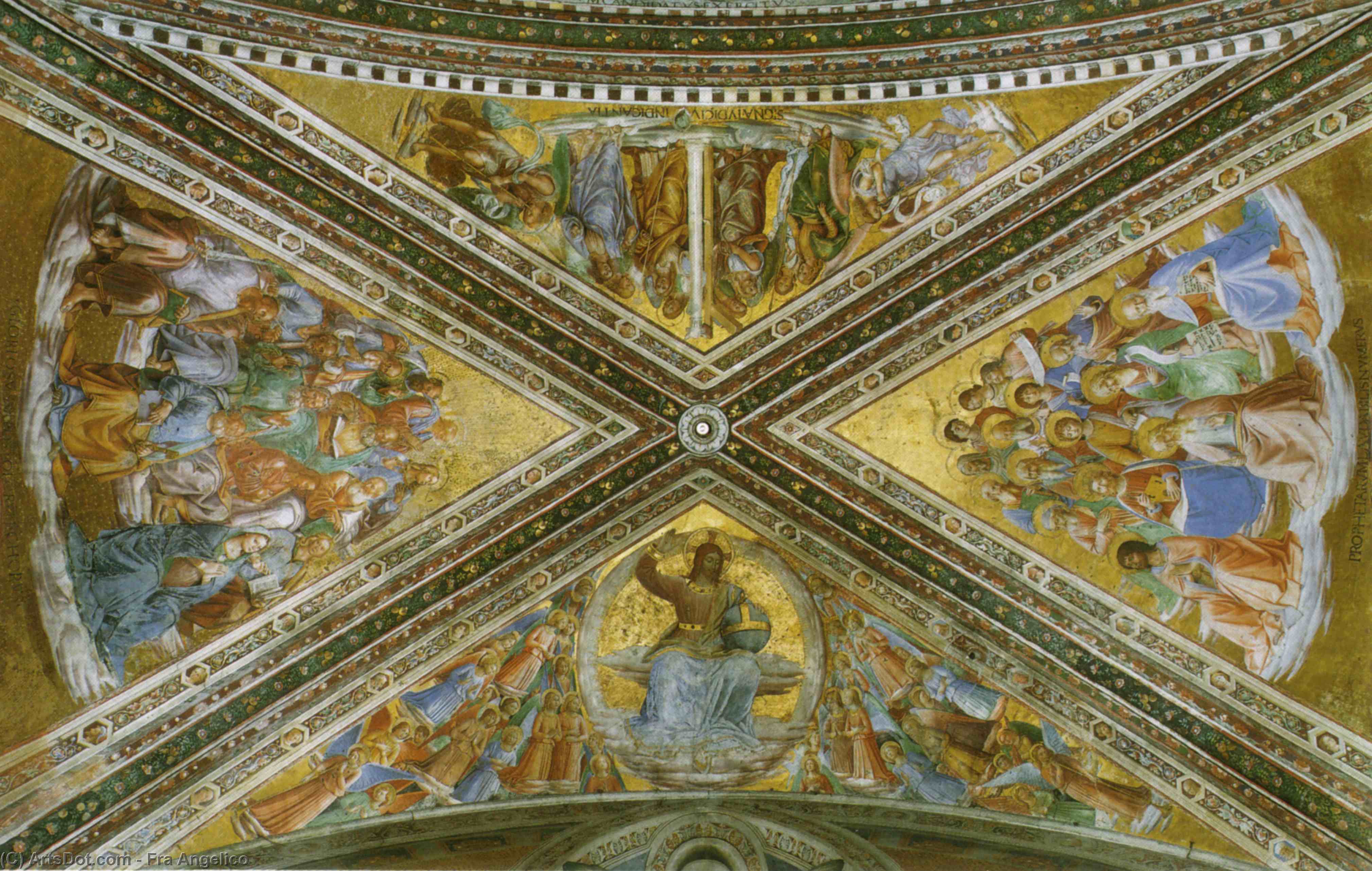 View Of The Chapel Vaulting — Фра Анђело