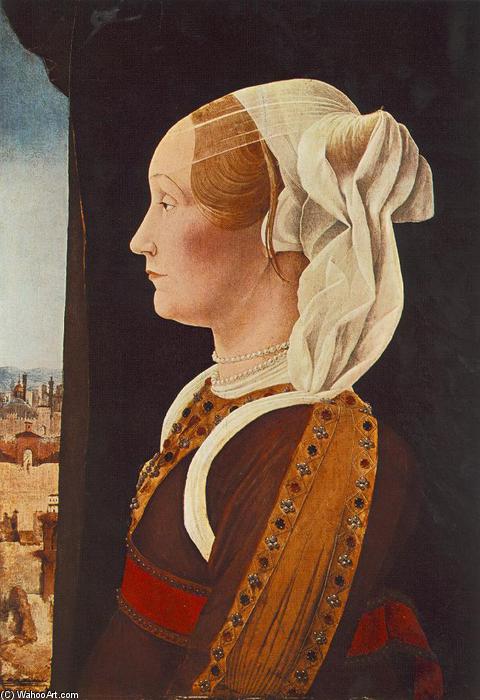 Portrait Of Ginevra Bentivoglio — エルコレ・デ・ロベルティ