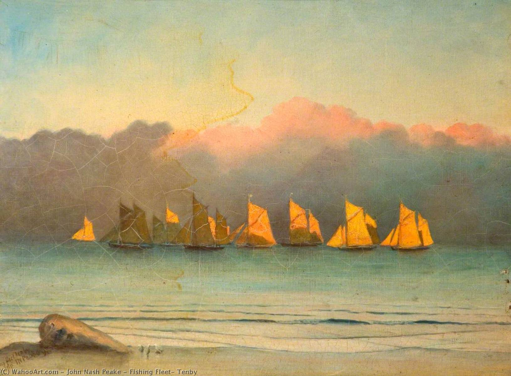 Fishing Fleet, Tenby — John Nash Peake
