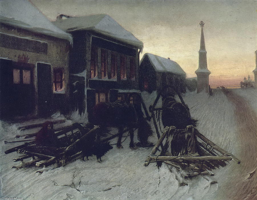 Last Tavern At Town Gate — Vasily Grigoryevich Perov