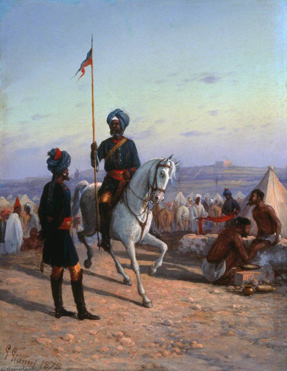 10th (duke Of Cambridge’s Own) (bengal) Lancers, Malta, 1878 — Giancinto Gianni