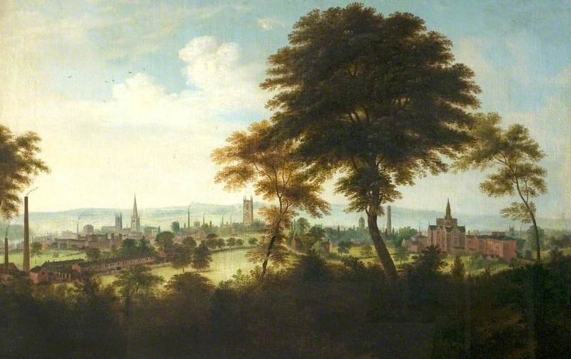 A View Of Derby From Rowditch — Henry Lark I Pratt
