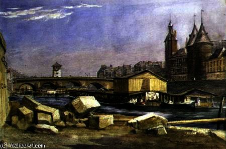 The Pont Au Change And The Conciergerie — Richard Redgrave
