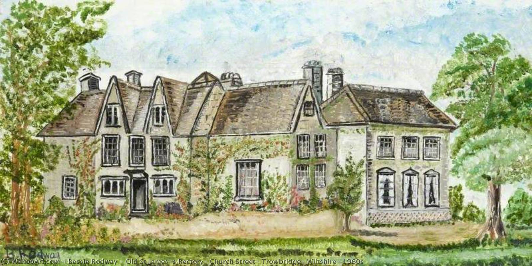 Old St James's Rectory, Church Street, Trowbridge, Wiltshire, 1960s — Bessie Rodway