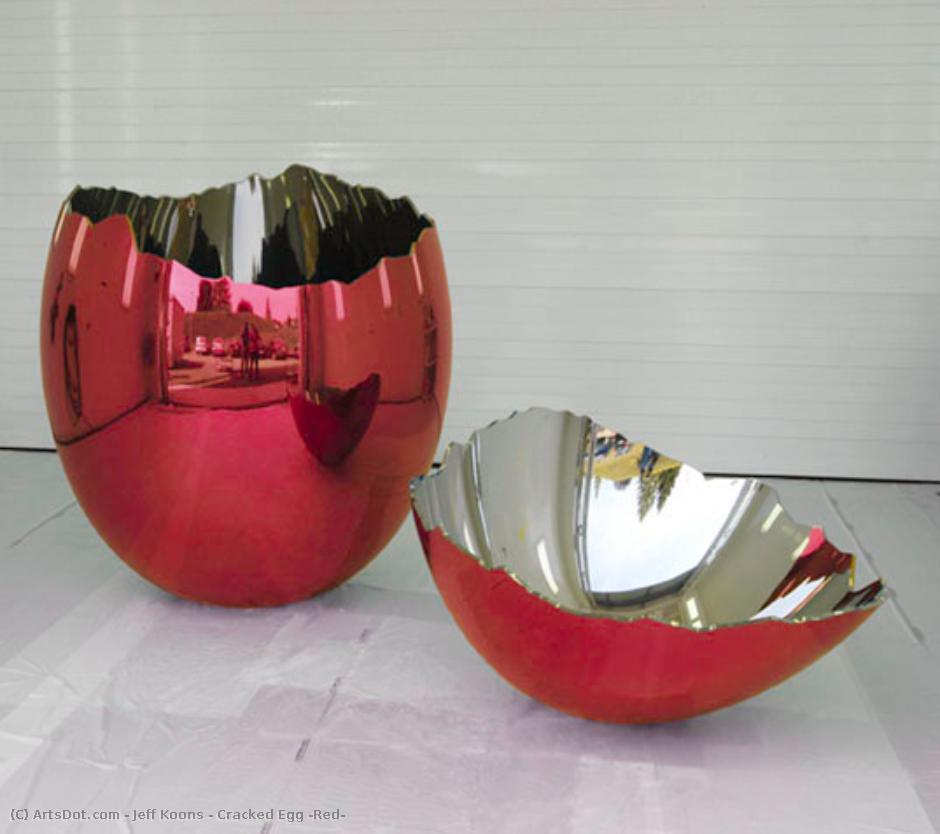 Cracked Egg (red) — Джефф Куонс