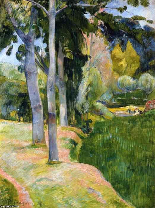 Die Großen Bäume — Eugène Henri Paul Gauguin