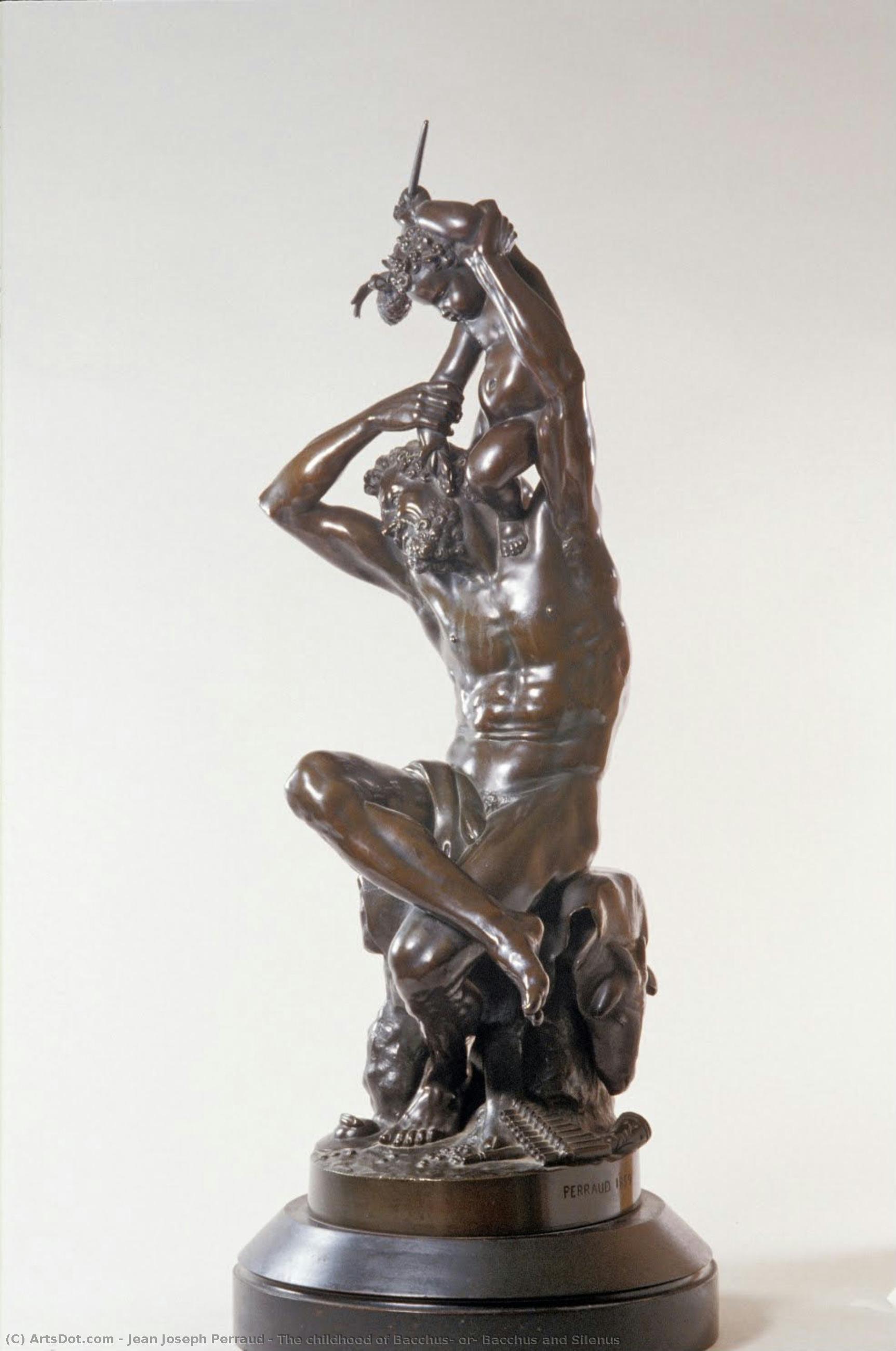 The Childhood Of Bacchus, Or, Bacchus And Silenus — Jean Joseph Perraud