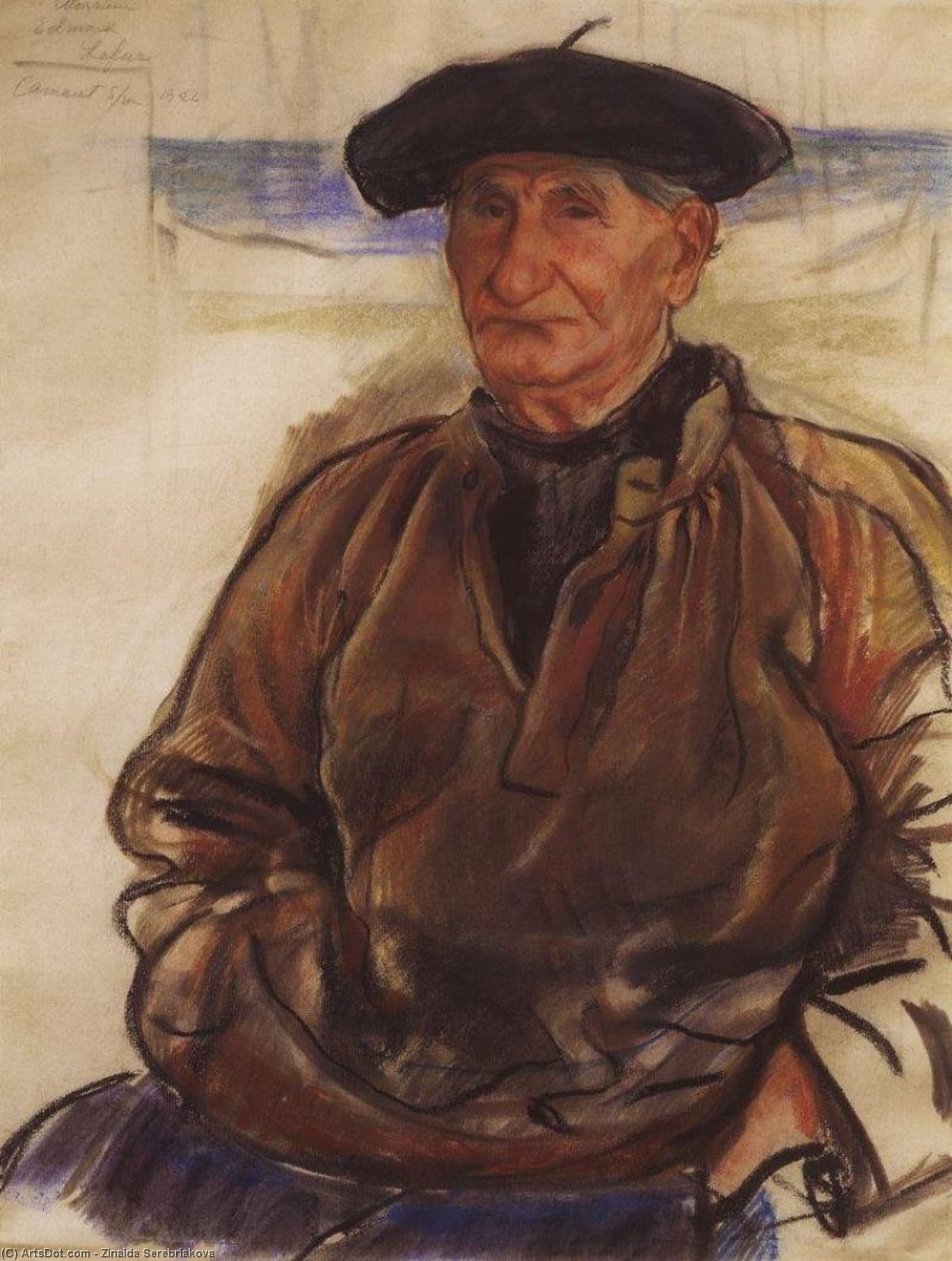 Old Fisherman — Zinaida Serebriakova