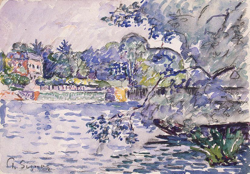 Banks Of The Seine — Paul Signac