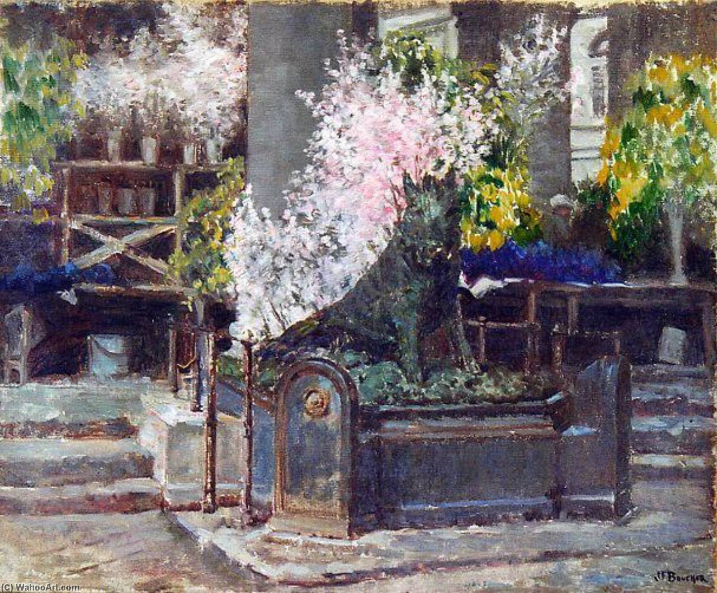 Le Porcellino À Florence (titre Inscrit) — Joseph-félix Bouchor