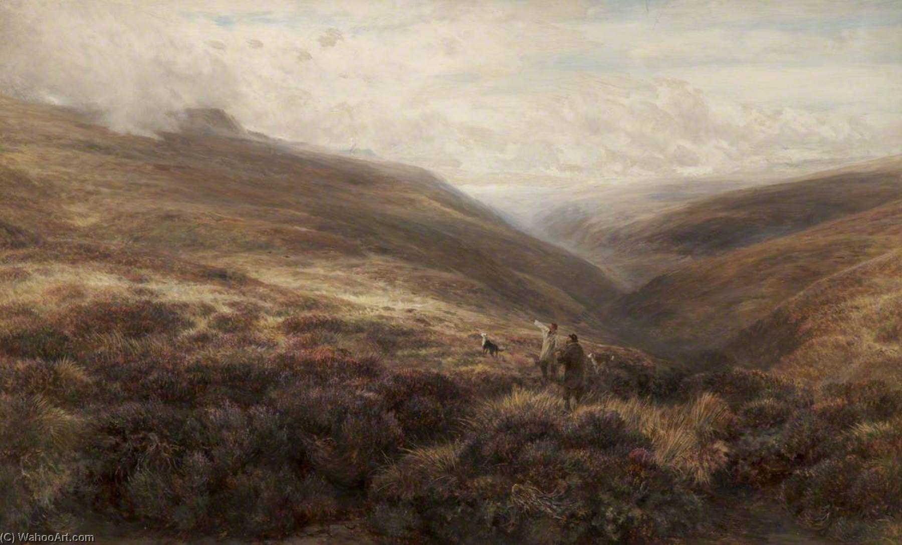 Moorland Scene, Derbyshire — Charles Thomas Burt